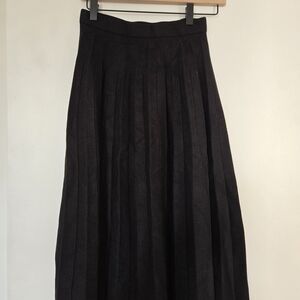 Chic Black A-Line Skirt